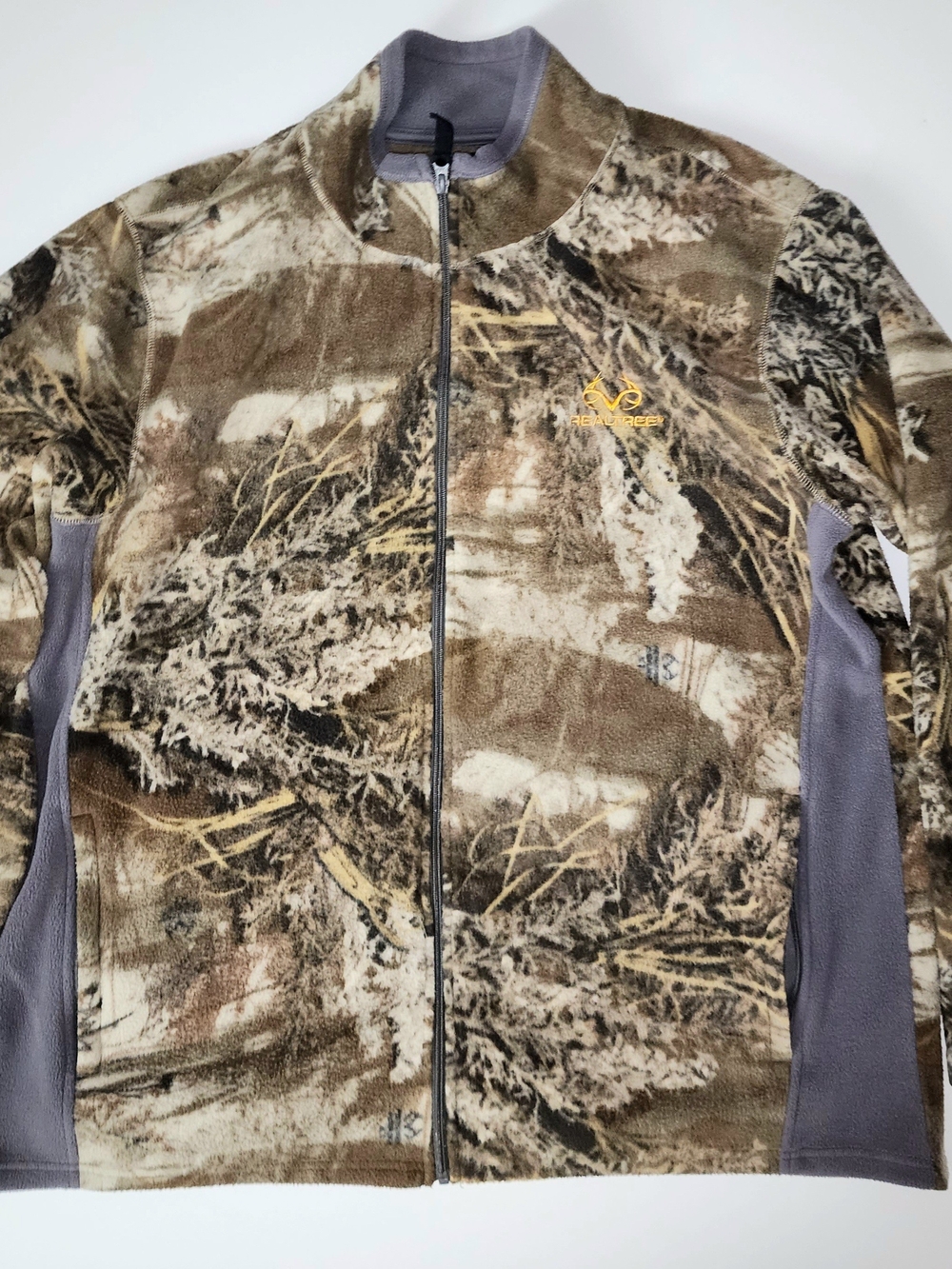 Realtree Men's Full-Zip Camo Fleece Jacket mens size XL
